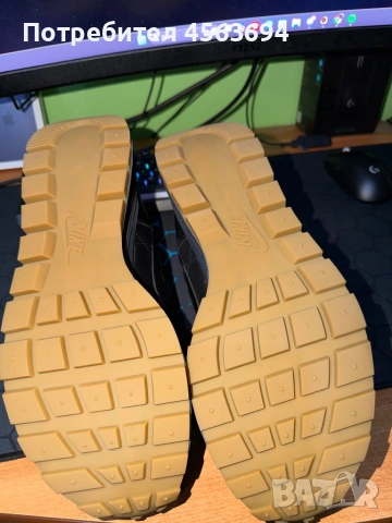 Маратонки Nike x Sacai VaporWaffle Black Gum, снимка 6 - Маратонки - 53727687