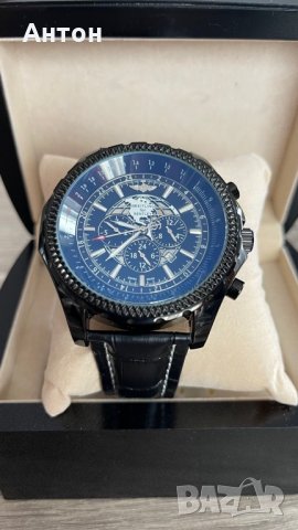 Breitling for Bentley Black Edition  стилен Мъжки часовник, снимка 7 - Мъжки - 34807607