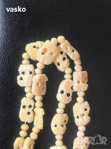 Гердан слонова кост, снимка 5 - Колиета, медальони, синджири - 53141526