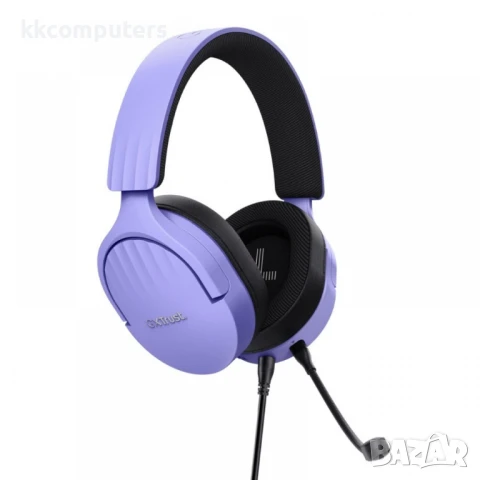 TRUST GXT489 Fayzo Headset Purple Геймърски слушалки, снимка 4 - Слушалки и портативни колонки - 50573425