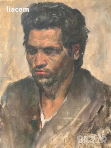 СИМЕОН ГЛОГИНКОВ (1919 - 1997) масло/платно автопортрет