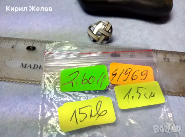 АЖУРНА СЪРЦЕВИДНА ЕМАЙЛИРАНА СРЕБЪРНА АРТ ОБЕЦА СРЕБРО 925 ДИЗАЙНЕРСКА ИЗРАБОТКА 41969, снимка 3 - Обеци - 49603201