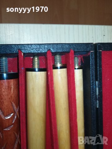 БИЛЯРДЕН КОМПЛЕКТ В КУФАР ОТ ФРАНЦИЯ 3007230836М, снимка 11 - Антикварни и старинни предмети - 41700456