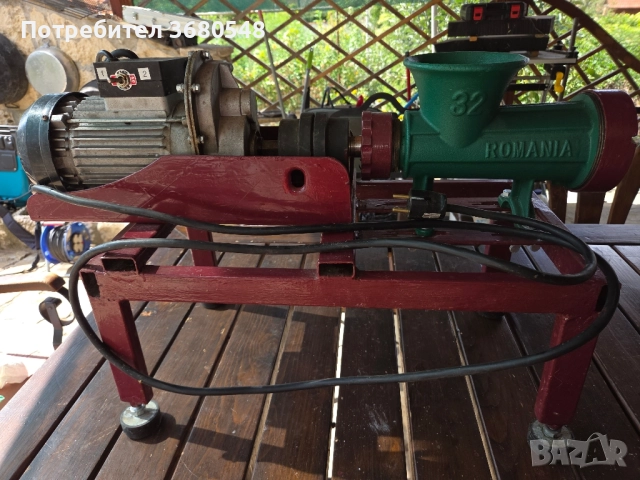 Месомелачка N32 с редуктор  ПРОДАДЕНО , снимка 1