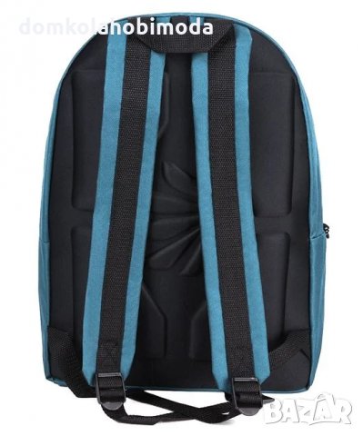 Раница с две прегради и два джоба, Меки презрамки, Подсилен гръб,32x12x44 см,Джоб за телефон с изход, снимка 2 - Раници - 33888837