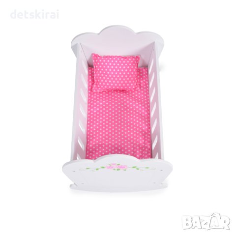 ДЪРВЕНА ЛЮЛКА ЗА КУКЛА , снимка 2 - Кукли - 41309653