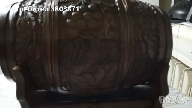 Дървено буренце дърворезба, снимка 4 - Други стоки за дома - 56109480