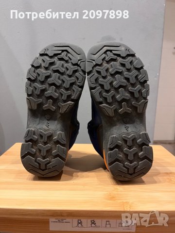 Детски непромокаеми туристически обувки за преходи mh120 mid, № 32, сини, снимка 2 - Детски боти и ботуши - 42238758