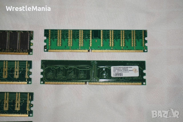 17 DDR RAM ПАМЕТ Тествана и Работеща за Настолен Компютър, снимка 15 - RAM памет - 51956230
