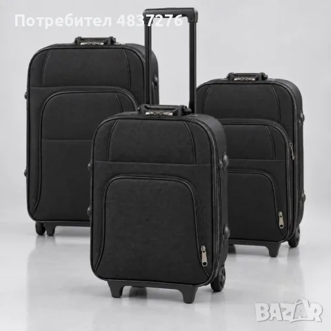 Комплект от 3 пътнически куфари, снимка 2 - Куфари - 56083824