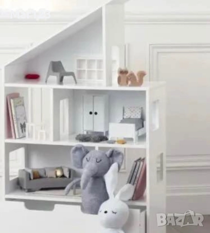 Етажерка къщичка детска, снимка 2 - Мебели за детската стая - 52553283
