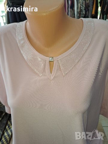 Блузка с размери Л, ХЛ, 2ХЛ, 3ХЛ , снимка 3 - Ризи - 42457013
