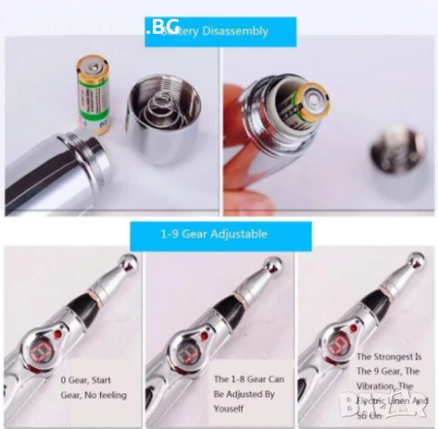 Масажната писалка с електрически импулси, снимка 3 - Масажори - 50580135