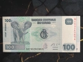 Банкнота - Конго - 100 франка UNC | 2013г., снимка 1