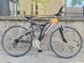 28 цола алуминиев велосипед с 21 скорости усилени капли амортисьори предни и задни , снимка 2