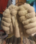 Кожено палто от естествен косъм, снимка 6