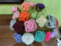 Рози плетени с бляскав ефект , снимка 2