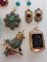 Лот от Златни обеци,медальни,брошки,диаманти рубини,сребро и позлата цени м/у 300-4500лв., снимка 10