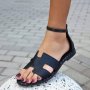 Равни стилни дамски сандали 