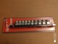 Milwaukee 3/8″ 10броя качествени вложки камъни 10-19mm комплект, снимка 3