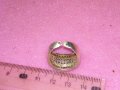 СКЪПОЦЕНЕН СРЕБЪРЕН ПРЪСТЕН СРЕБРО 925 РЕГУЛИРУЕМ ВИНТИДЖ АРТ МОДЕЛ с БЛЕСТЯЩИ ФАСЕТ ЦИРКОНИ 43253, снимка 12