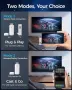 Alxum USB-C безжичен HDMI предавател и приемник, комплект 2 в 1: Plug & Play и AirPlay/Miracast, снимка 2