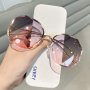Дамски полигонални слънчеви очила, снимка 1 - Слънчеви и диоптрични очила - 40845142