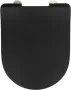 Тоалетна седалка с капак Wenko Sedilo 23827100 matt black дъска за тоалетна чиния плавно затваряне, снимка 4