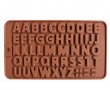 азбука латиница латински дълбоки букви силиконов молд форма за надпис декорация торта гипс украса, снимка 1
