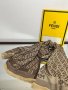 Fendi нов шал коприна и памук с кутия, снимка 3