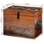 Кутия за съхранение от регенерирано дърво, снимка 7