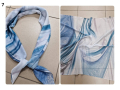 Красив дамски шал в различни принтове 70/70см, 100% памук, снимка 4