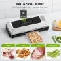 Вакуум машина Bonsenkitchen VS2100 – Вакуумно опаковане и запечатване за Sous Vide – Сребриста, снимка 3
