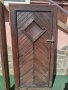 Дървена врата с каса 77 на 157,8 см, снимка 1