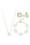 Златен комплект Van cleef бял седеф, снимка 1