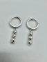 Сребърни обеци с мойсанит  (Диамант), снимка 5