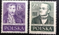 Полша, 1958 г. - лот марки на теми архитектура, риби, самолети, медали, коне, история и др., снимка 14