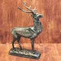 Декоративна статуетка на елен от чугун, снимка 5