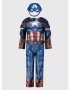 Костюм на Капитан Америка с мускули, снимка 1 - Други - 42417620
