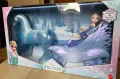 Mattel Disney Frozen Кукла Елза със сваляща се рокля и обувки, количка и митичният кон Нок, деца 3+ , снимка 7