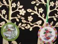 Ръчно бродирани и оцветени коледни играчки за елха и магнити, снимка 5