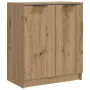 vidaXL Шкаф за обувки дъб артизан 59x35x70 см инженерна дървесина, снимка 1