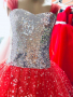 👗Празнична рокля с пайети,брукат и обръч !👗🎀 Размери -98,104,110,116,128,140 Цена -58 лв, снимка 2