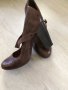 Страхотни кафяви обувки с каишка,естественна кожа №38, снимка 6