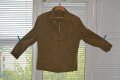 Зелено-кафяво спортно сако със златни копчета, снимка 1 - Сака - 42092230
