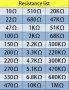 Резистори 600 броя, 30 стойности, комплект, снимка 2