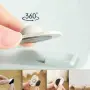 Комплект 12 самозалепващи мини колелца с 360° въртене за мебели и предмети, снимка 1