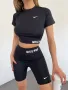 Nike дамски черен спортен екип , снимка 1