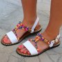 Стилни равни сандали , снимка 1 - Сандали - 41409502