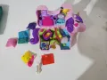 Polly Pocket Micro, парти комплект еднорог, играчка розов еднорог с лилава коса, 25 играчки изненади, снимка 5